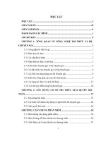 Ứng dụng công nghệ tri thức xây dựng phần mềm đánh giá xếp loại nhân viên