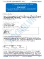 TÀI LIỆU ÔN THI: COLLOCATION PART 1