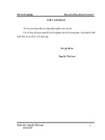 Thiết kế hệ thống thông tin kế toán bán hàng tại công ty TNHH xuất nhập khẩu hoàng phong 