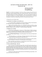 Xây dựng cơ sở dữ liệu khí tượng, thuỷ văn tỉnh quảng trị