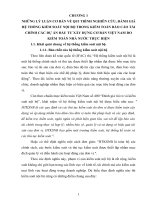 hoàn thiện qui trình nghiên cứu đánh giá hệ thống kiểm soát nội bộ trong kiểm toán báo cáo tài chính các dự án đầu tư XDCB việt nam 