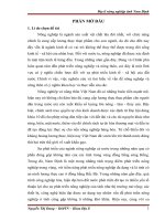 Địa lí nông nghiệp tỉnh Nam Định