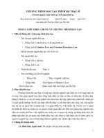 CHƯƠNG TRÌNH ĐÀO TẠO TRÌNH ĐỘ THẠC SĨ Chuyên ngành: Luật hình sự và tố tụng hình sự