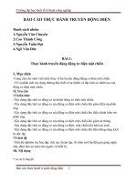 báo cáo truyền động điện