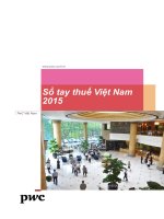 pwc vietnam 2015 pocket tax book vn sổ tay thuế việt nam 2015