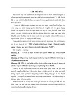 Một số giải pháp hoàn thiện công tác tuyển dụng và đào tạo tại công ty cổ phần tập đoàn HDB 