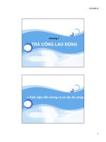 Bài giảng quản trị nguồn nhân lực (2012)   chương 7  trả công lao động