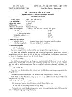 Đề cương chi tiết học phần  vật liệu xây dựng