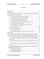 Hoàn thiện quy trình lập và phát hành báo cáo kiểm toán báo cáo tài chính  tại công ty TNHH hãng kiểm toán AASC 