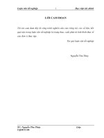 Tổ chức kế toán chi phí sản xuất và tính giá thành sản phẩm tại công ty cổ phần đầu tư phát triển công nghệ bia  rượu nước giải khát hà nội 