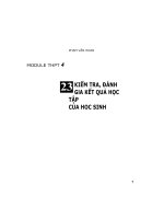 Module trung học phổ thông 23  kiểm tra, đánh giá kết quả học tập của học sinh   phạm văn hoan