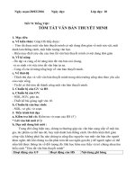 TÓM tắt văn bản THUYẾT MINH