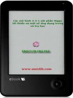 các mô hình 3 3 1 với phần higgs tối thiểu và một số ứng dụng trong vũ trụ học