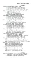 BÀI TẬP VIẾT LẠI CÂU KHÓ PHẦN I