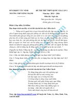 ĐỀ THI THỬ THPTQG SỐ 08  2016 MÔN NGỮ VĂN