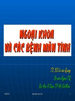 Ngoại khoa VÀ CÁC Bệnh mãn tính,  ĐẠI HOC Y DƯỢC TP HỒ CHÍ MINH