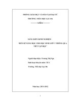 SKKN Rèn kĩ năng đọc cho HS lớp 5 thông qua tiết tập đọc