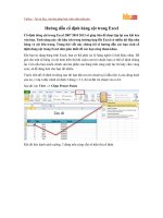 Hướng dẫn cố định hàng cột trong Excel Cách cố định dòng cột trong Excel