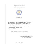 Một số giải pháp hoàn thiện quản trị rủi ro trong hoạt động quản lý hàng hoá xuất nhập khẩu tại cục hải quan tỉnh bình phước đến năm 2020 