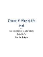 Bài giảng lập trình hệ điều hành   chương 5  đồng bộ tiến trình