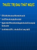 THUỐC TRỊ ĐAU THẮT NGỰC