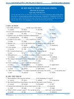 BÀI TẬP COLLOCATION PHẦN 1