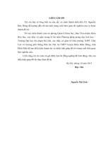 Tuyển chọn, xây dựng và sử dụng bài tập hóa học nhằm phát triển năng lực vận dụng kiến thức cho học sinh huyện Điện Biên Đông, tỉnh Điện Biên (phần Hóa học Vô cơ – Hóa học 10 nâng cao)