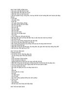 KHAI THÁC TRIỆU CHỨNG ĐAU 