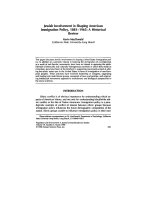 Jewish Involvement in Shaping American Immigration Policy, 18811965: A Historical Review