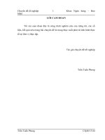 Dịch vụ ngân hàng bán lẻ tại ngân hàng thương mại cổ phần đầu tư và phát triển chi nhánh đông đô, thực trạng và giải pháp 