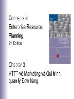 Bài giảng concepts in enterprise resource planning (2nd edition)   chương 3  hệ thống thông tin về marketing và quy trình quản lý đơn hàng