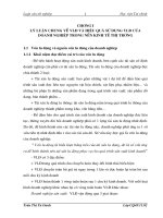 Một số giải pháp nhằm nâng cao hiệu quả quản lý và sử dụng vốn lưu động tại công ty cổ phần bia sài gòn nghệ tĩnh 