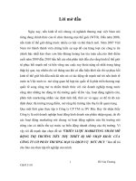 CHIẾN lược MARKETING NHẰM mở RỘNG THỊ TRƯỜNG TIÊU THỤ THIẾT bị mỏ NHẬP KHẨU của CÔNG TY cổ PHẦN THƯƠNG mại và DỊCH vụ  đức HUY  