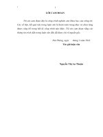 Một số biện pháp nhằm nâng cao hiệu quả kinh doanh tại trung tâm giống và phát triển nông lâm   nghiệp công nghệ cao hải phòng 