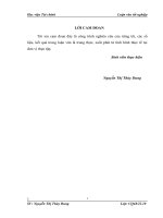 Hoàn thiện quy trình kiểm toán khoản mục nợ phải người bán trong kiểm toán báo cáo tài chính do công ty TNHH kiểm toán và tư vấn tài chính châu á thực hiện 