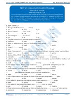 BÀI TẬP COLLOCATION PHẦN 3