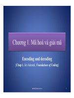 kiên thức cơ bản về mã hoá và giải mã