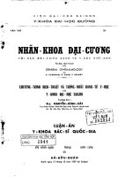 Nhãn khoa đại cương với bản đối chiếu danh từ y học việt nam