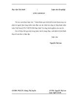 Hoàn thiện quy trình kiểm toán khoản mục nợ phải trả người bán trong kiểm toán báo cáo tài chính do công ty hợp danh kiểm toán việt nam (CPA VIETNAM) thực hiện 