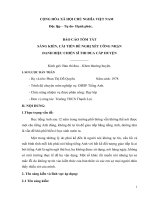 SÁNG KIẾN KINH NGHIỆM MÔN TIẾNG ANH THCS