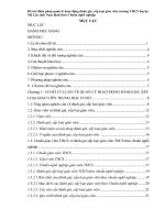 Đề tài Biện pháp quản lý hoạt động đánh giá, xếp loại giáo viên trường THCS huyện Mỹ Lộc tỉnh Nam định theo Chuẩn nghề nghiệp