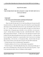 Đề tài một số biện pháp cho trẻ làm quen và học tốt môn NBTN ở trẻ 24 36 tháng  