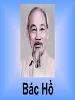 giáo án điện tử Bác hồ kính yêu