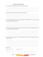 Bài tập toán lớp 2 chọn lọc cho học sinh