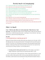 Ôn thi lý thuyết và kỹ năng lập pháp