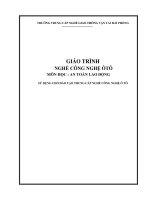 Giáo trình nghề Công nghệ ôtô  Môn học: An toàn lao động (sử dụng cho đào tạo trung cấp nghề Công nghệ ô tô): Phần 1