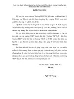 Luận văn Quản lý hoạt động tự học cho học sinh ở bán trú các trường trung học phổ thông huyện Bát Xát, tỉnh Lào Cai