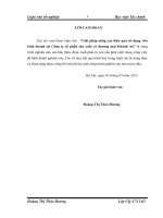 Giải pháp nâng cao hiệu quả sử dụng vốn kinh doanh tai công ty cổ phần sản xuất và thương mại khánh an 