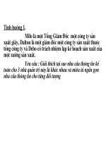 Slide: tình huống trong kế toán