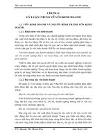 Một số giải pháp chủ yếu góp phần nâng cao hiệu quả sử dụng vốn kinh doanh tại công ty cổ phần đầu tư xây dựng số 9 hà nội